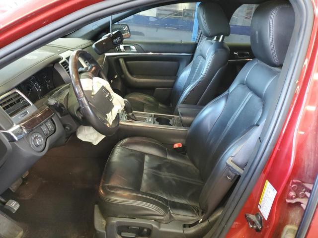 1LNHL9FT9AG605896 - 2010 LINCOLN MKS RED photo 7