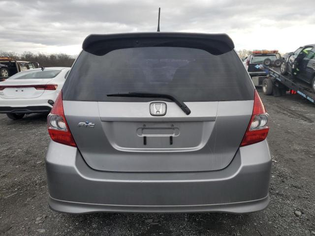 JHMGD38657S031903 - 2007 HONDA FIT S GRAY photo 6