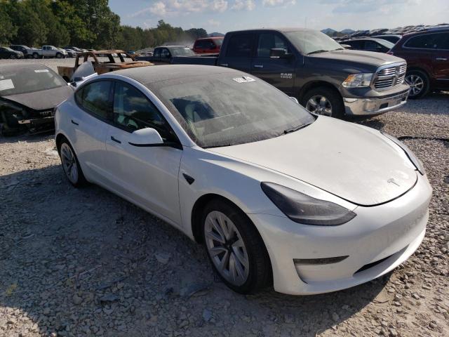 5YJ3E1EB1MF975239 - 2021 TESLA MODEL 3 თეთრი ფოტო 4