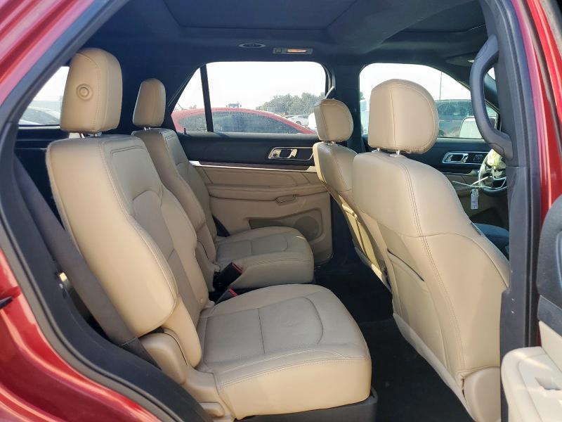 1FM5K7F86HGD98285 - 2017 FORD EXPLORER LIMITED RED photo 11
