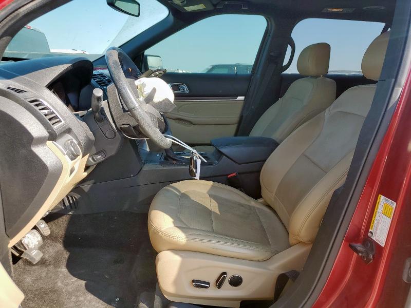 1FM5K7F86HGD98285 - 2017 FORD EXPLORER LIMITED Qırmızı foto 7