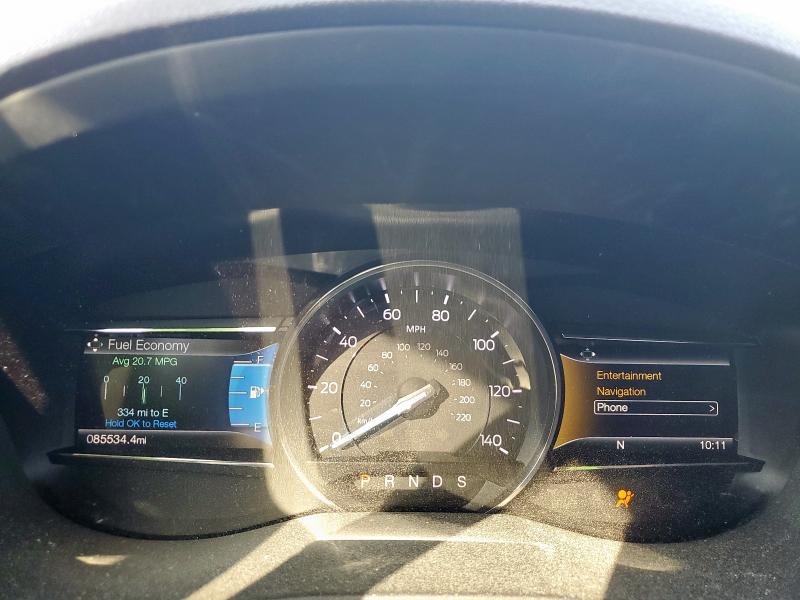 1FM5K7F86HGD98285 - 2017 FORD EXPLORER LIMITED RED photo 9