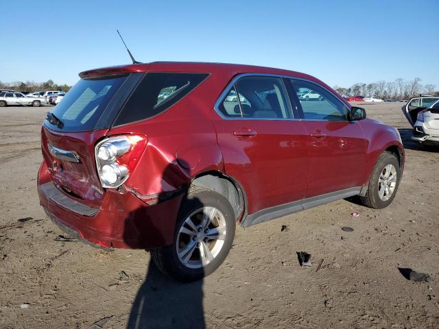 2CNFLCEWXA6355018 - 2010 CHEVROLET EQUINOX LS RED photo 3