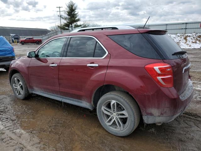 2GNALDEK8G6283804 - 2016 CHEVROLET EQUINOX LTZ BURGUNDY photo 2