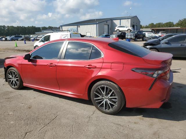 4T1G11AK6NU019228 - 2022 TOYOTA CAMRY SE წითელი ფოტო 2