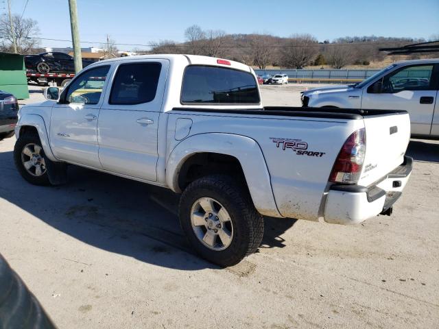 3TMLU4EN3BM072758 - 2011 TOYOTA TACOMA DOUBLE CAB WHITE photo 2