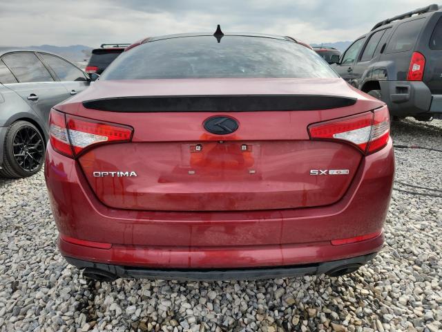 5XXGR4A68DG110233 - 2013 KIA OPTIMA SX RED photo 6