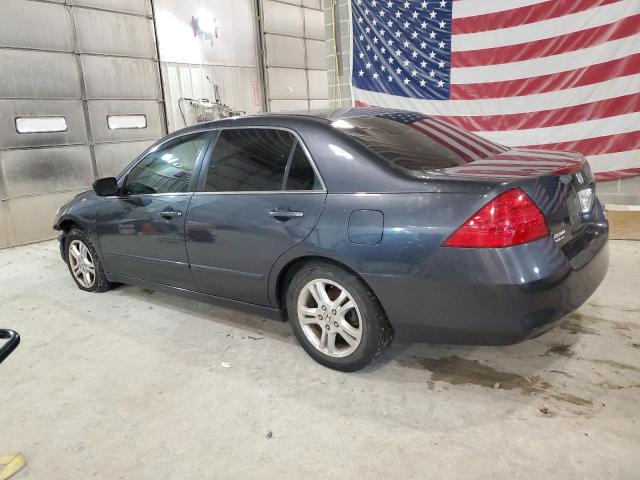 1HGCM56727A141404 - 2007 HONDA ACCORD EX BLUE photo 2