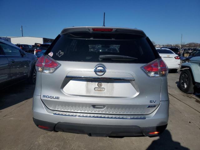 5N1AT2MT5EC861378 - 2014 NISSAN ROGUE S SILVER photo 6