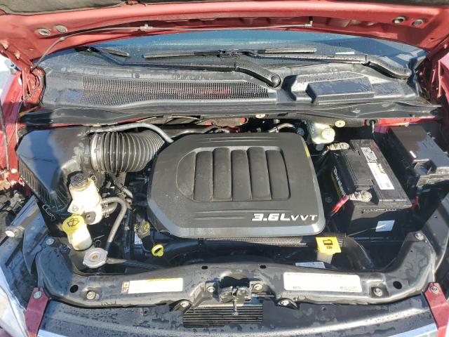 2C4RC1BG0CR119899 - 2012 CHRYSLER TOWN & COU TOURING BURGUNDY photo 12