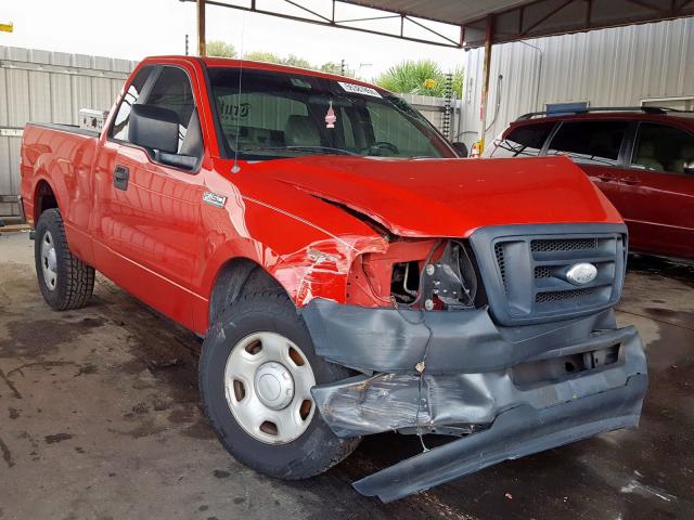 1FTRF12228KC74522 - 2008 FORD F150 RED photo 1