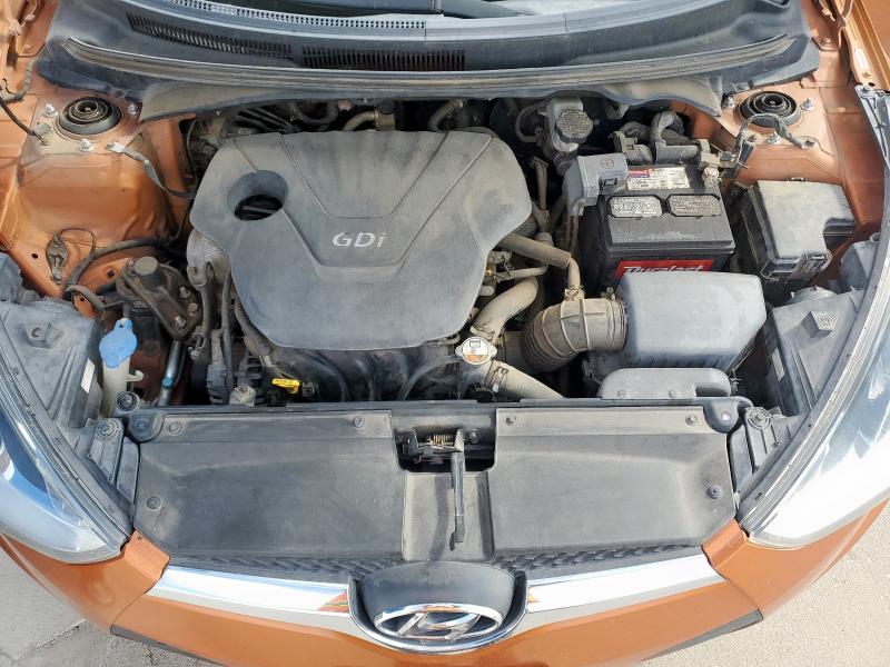KMHTC6AD8DU118235 - 2013 HYUNDAI VELOSTER ORANGE photo 12