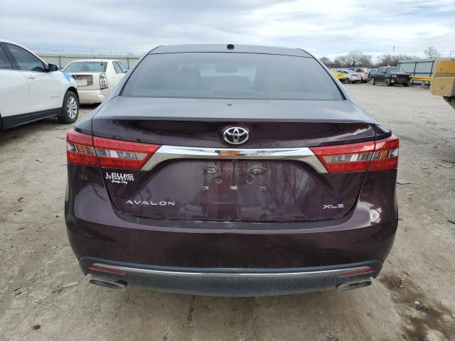 4T1BK1EB8JU271817 - 2018 TOYOTA AVALON XLE BURGUNDY photo 6