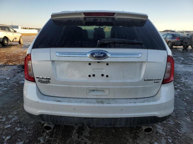 2FMDK4KC4BBA23501 - 2011 FORD EDGE LIMITED WHITE photo 6