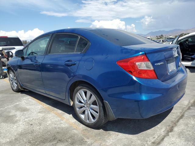 2HGFB2E54CH511586 - 2012 HONDA CIVIC LX ლურჯი ფოტო 2