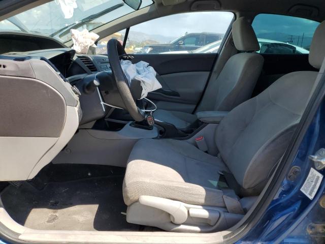 2HGFB2E54CH511586 - 2012 HONDA CIVIC LX ლურჯი ფოტო 7