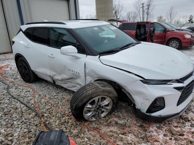 3GNKBHRSXLS623104 - 2020 CHEVROLET BLAZER 2LT WHITE photo 4