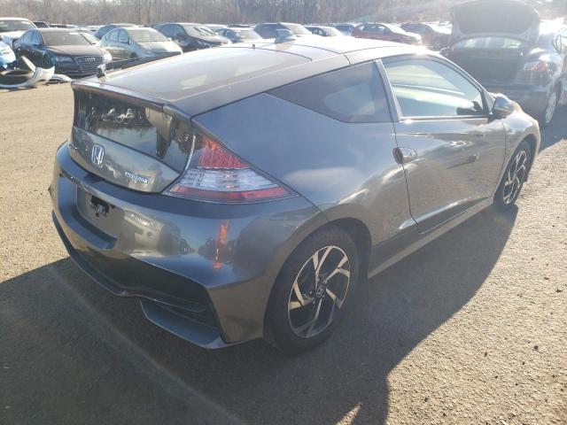 JHMZF1C61GS001005 - 2016 HONDA CR-Z EX GRAY photo 3