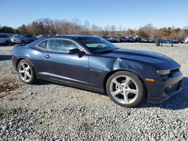 2G1FC1E39E9152844 - 2014 CHEVROLET CAMARO LT BLUE photo 4