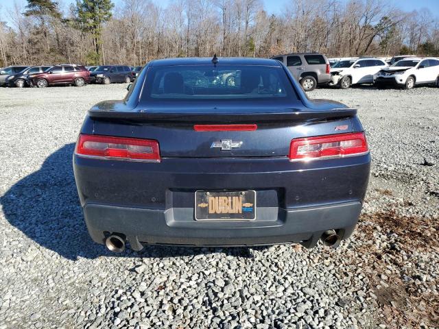 2G1FC1E39E9152844 - 2014 CHEVROLET CAMARO LT BLUE photo 6