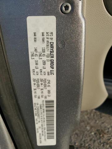 2C4RDGDG6DR683717 - 2013 DODGE GRAND CARAVAN CREW SILVER photo 14