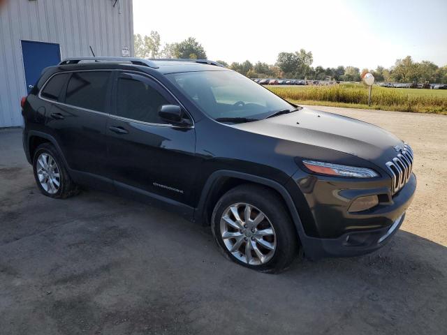 1C4PJMDS7EW180385 - 2014 JEEP CHEROKEE LIMITED BLACK photo 4