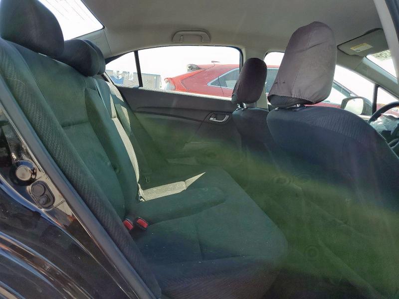 19XFB2F52DE099906 - 2013 HONDA CIVIC LX BLACK photo 10