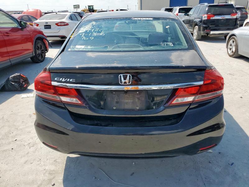 19XFB2F52DE099906 - 2013 HONDA CIVIC LX BLACK photo 6