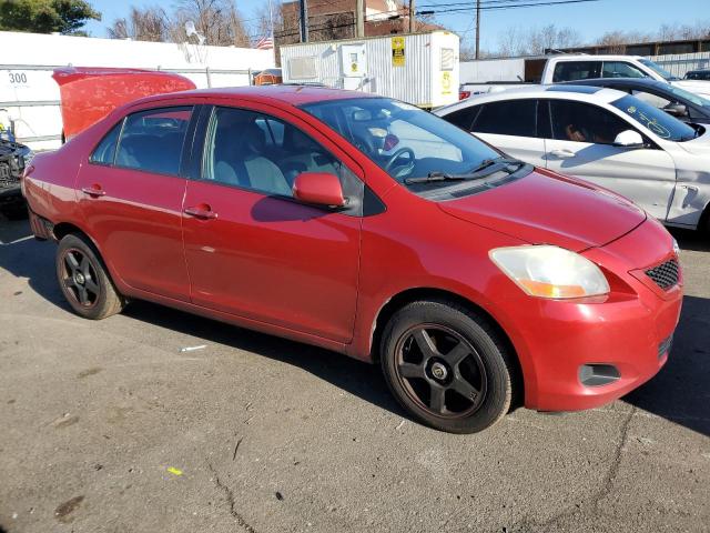 JTDBT4K35A1366238 - 2010 TOYOTA YARIS RED photo 4