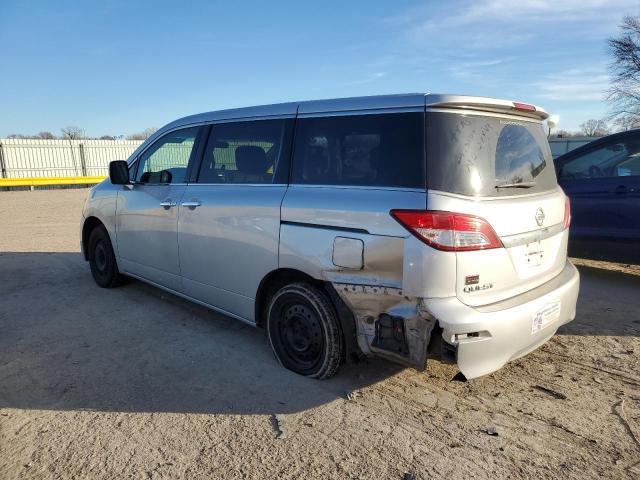 JN8AE2KP7B9002911 - 2011 NISSAN QUEST S SILVER photo 2