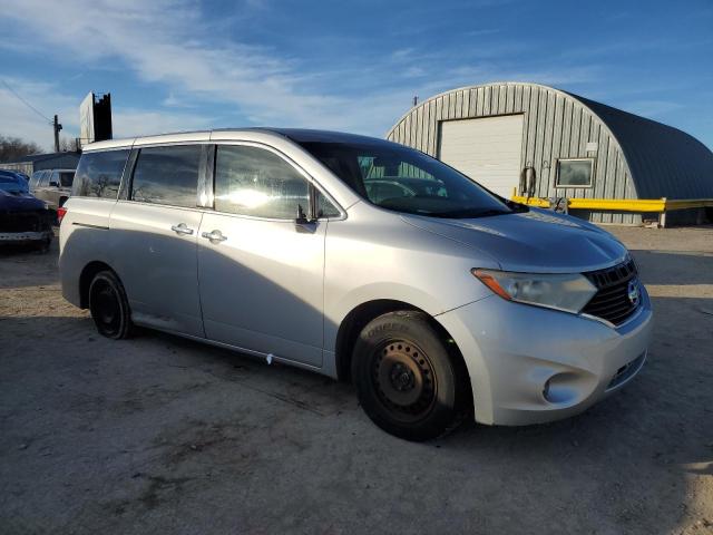 JN8AE2KP7B9002911 - 2011 NISSAN QUEST S SILVER photo 4