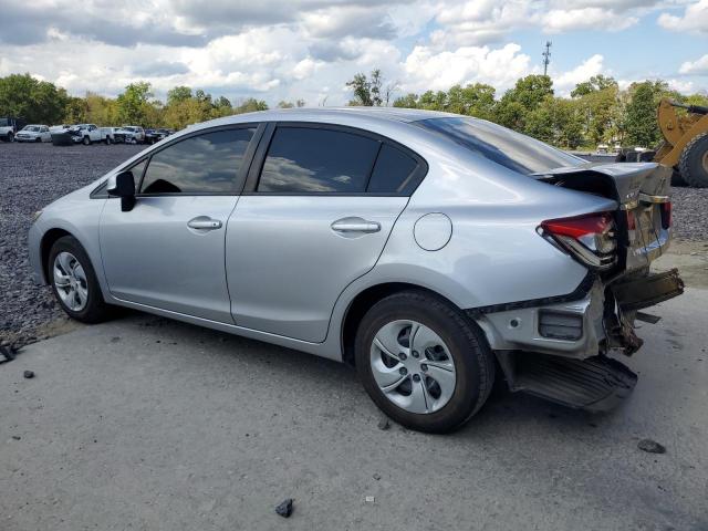 19XFB2F58DE268374 - 2013 HONDA CIVIC LX SILVER photo 2