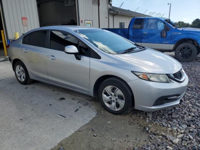 19XFB2F58DE268374 - 2013 HONDA CIVIC LX SILVER photo 4