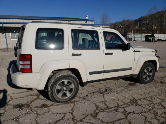 1J8GN28K78W250032 - 2008 JEEP LIBERTY SPORT WHITE photo 3