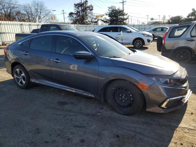 2HGFC2F6XMH536062 - 2021 HONDA CIVIC LX GRAY photo 4