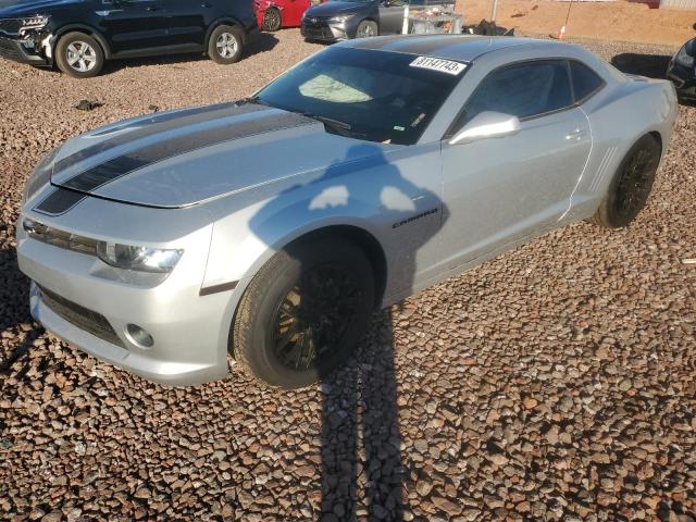 2G1FD1E31F9272524 - 2015 CHEVROLET CAMARO LT SILVER photo 1