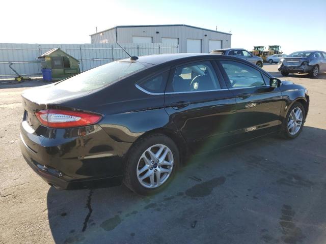 3FA6P0H76GR295032 - 2016 FORD FUSION SE BLACK photo 3