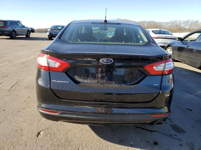 3FA6P0H76GR295032 - 2016 FORD FUSION SE BLACK photo 6