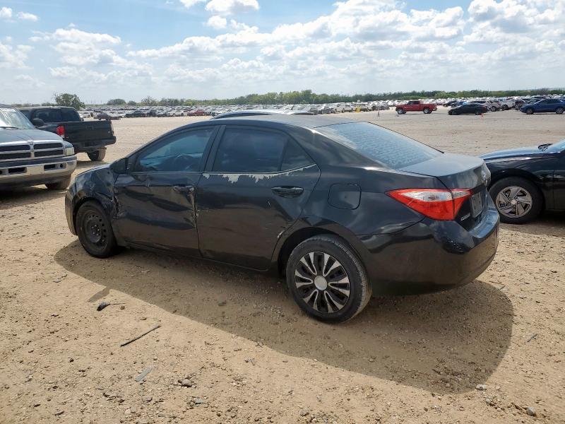 5YFBURHE2FP281248 - 2015 TOYOTA COROLLA L BLACK photo 2