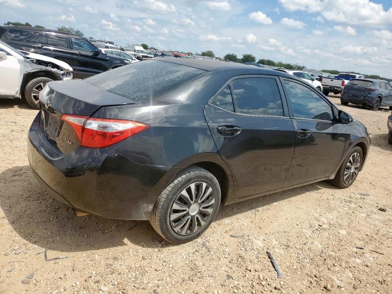 5YFBURHE2FP281248 - 2015 TOYOTA COROLLA L BLACK photo 3