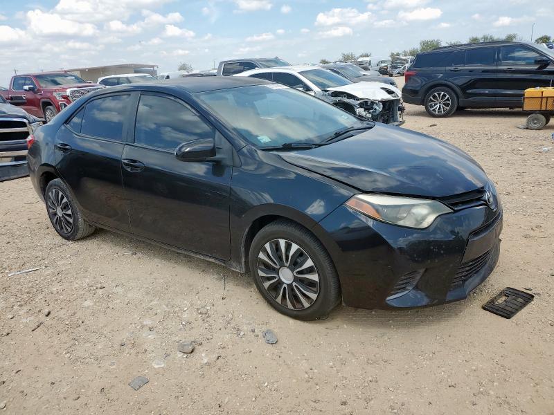 5YFBURHE2FP281248 - 2015 TOYOTA COROLLA L BLACK photo 4