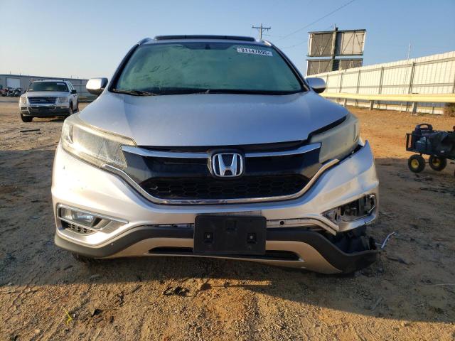 2HKRM4H76FH614650 - 2015 HONDA CR-V EXL ვერცხლისფერი ფოტო 5