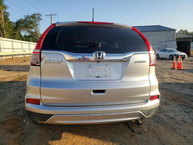 2HKRM4H76FH614650 - 2015 HONDA CR-V EXL ვერცხლისფერი ფოტო 6