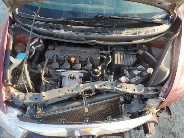 2HGFA1F64AH530057 - 2010 HONDA CIVIC LX-S ბურგუნდია ფოტო 11