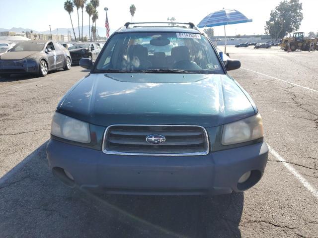 JF1SG63603H741588 - 2003 SUBARU FORESTER 2.5X GREEN photo 5
