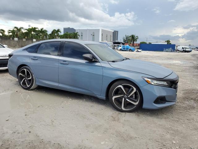 1HGCV2F32MA005827 - 2021 HONDA ACCORD SPORT Серый фото 4