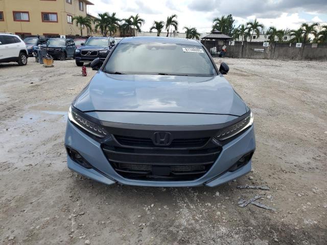 1HGCV2F32MA005827 - 2021 HONDA ACCORD SPORT Серый фото 5