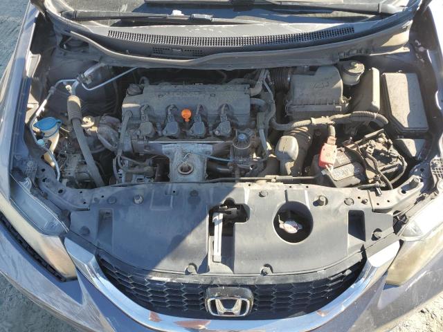 19XFB2F89EE275006 - 2014 HONDA CIVIC EX ნაცრისფერი ფოტო 11