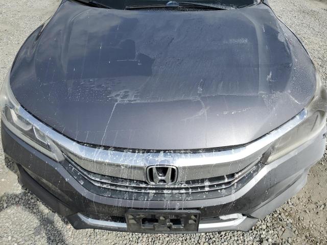 1HGCR2F76GA001615 - 2016 HONDA ACCORD EX GRAY photo 11