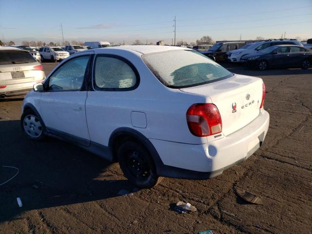 JTDAT123810181021 - 2001 TOYOTA ECHO WHITE photo 2